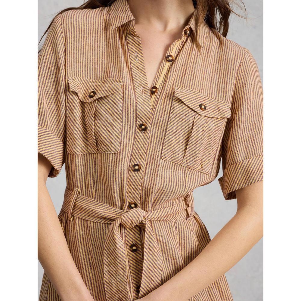White Stuff Tiff Linen Blend Shirt